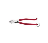 Klein Tools Alicates D248-9STT, alicates de corte diagonal de Ironworker con diseño de alto apalancamiento y anillo dividido para amarre, 8 pulgadas