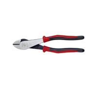 Klein Tools Alicates J228-8, alicates de corte diagonal con asas Journeyman de doble material, mandíbulas cortas y bordes de corte biselados, 8 pulgadas