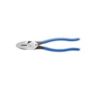 Klein Tools D2000-9NE - Alicates de corte lateral, fabricados en Estados Unidos, corte ACSR, tornillos, clavos, alambre duro, alicates eléctricos de 9 pulgadas