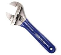 KLEIN TOOLS D86936 Llave ajustable, forjada con mandíbula más delgada y un acabado cromado pulido, 8 pulgadas
