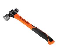 Klein Tools H80332 - Martillo de bola, cabeza de 32 onzas, mango de fibra de vidrio antideslizante que absorbe los golpes con agujero de sujeción, 15 pulgadas