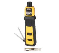 Klein Tools VDV427-300 Herramienta de perforación de impacto con hoja 66/110, conexiones de cable CAT confiables, fuerza ajustable, incluye púa y spudger