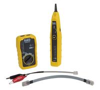 Klein Tools VDV500-705 | Kit Prueba Y Rastreo Tonos Y Sonda | Generador De Tonos Y Sonda Incluidos | Cables RJ45 RJ12 Y Pinzas | Para Cables No Activos