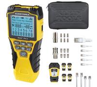 Klein Tools VDV501-853 Scout Pro 3 Cable Tester Kit | LAN Ethernet Coax Tester RJ11 RJ12 RJ45 | PoE Detection Wiremap Length Measurement | Test + Map Remote Kit