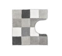 Kleine Wolke Caro alfombrilla para baño 55x55 cm para inodoro gris 5426179129