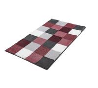 Kleine Wolke Caro alfombrilla para baño 120x70 cm rectangular gris-negro-mezcla de colores-burdeos 5426407225