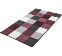 Kleine Wolke Caro alfombrilla para baño 120x70 cm rectangular gris-negro-mezcla de colores-burdeos 5426407225