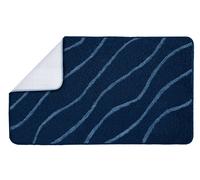 Kleine Wolke Tram alfombrilla para baño 65x55 cm rectangular azul 9189783539