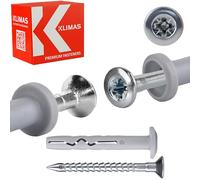 KLIMAS SMK Tacos de clavo con cuello cilíndrico (8 x 80-100 unidades)