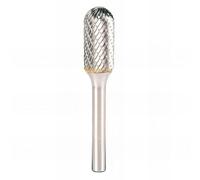 Klingspor 295688 Fresas de Metal Duro, HF 100 C, 3 Dentado, 6 mm Diámetro del Vástago, 6 mm x 18 mm x 50 mm