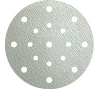 Klingspor 310524 Discos con Soporte de Papel con Sujeción Velcro, PS 73 CWK, 80 Grano, 150 mm Diámetro, GLS 51 Forma de Perforación