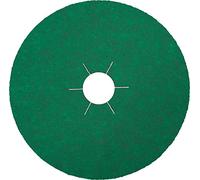 Klingspor 318305 Discos de Fibra Vulcanizados, FS 966 ACT, 30 Forma de Perforación, 24 Grano, 125 mm x 22 mm
