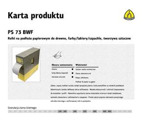 Klingspor 321757 rollos con soporte de papel, ps 73 bwf, 240 grano, 11