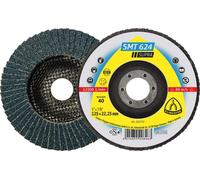 Klingspor 322772 smt 624 discos de láminas abrasivos, grano 40, 125 x