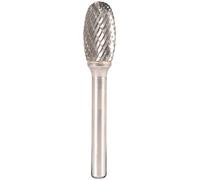 Klingspor 334140 Fresas de Metal Duro, HF 100 C, 10 Dentado, 6 mm Diámetro del Vástago, 12.7 mm x 25 mm x 70 mm