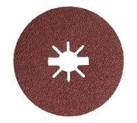 Klingspor 351149 CS 561 - Discos de fibra para acero, metales no ferrosos (universal, X-LOCK, 40 granos, 125 x 22 mm, 25 unidades)