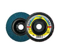 Klingspor 351276 SMT 325 - Juego de 10 discos abrasivos X-Lock (125 x 22,23 mm, grano 80 de circonio recto, 125 x 22,23 mm)