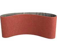Klingspor 6294 Bandas Abrasivas para Lijadora Portátil, LS 309 XH, 110 x 620 mm, Grano 80, F5 Tipo de Unión
