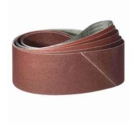 Klingspor Juego de bandas de lija de 150 x 2000 mm, grano 40/60/80/120/180 para lijadora de banda lijadora, para afilar, limar, afilar y eliminar el óxido (5 unidades)