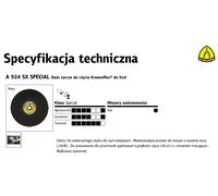 Klingspor kronenflex a 924 sx special 353097 - discos de corte (356 x