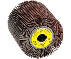 Klingspor, mop de pulido SM611, diámetro 100 mm, ancho 100 mm, grano 60, agujero de 19 mm - 7325