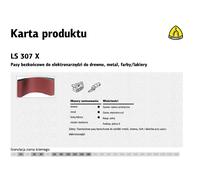 Klingspor pasy bezko?cowe do elektronarz?dzi ls307x 75mm x 457mm gr