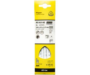 Klingspor rs 953 aq 670435 - hojas de sierra sable (150 x 19 x 1,27 mm