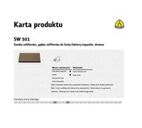 Klingspor sanding sponge 123 x 96 x 12.5mm P120 for mini grinder, 120 pieces, suitable for effective polishing and finishing tasks.