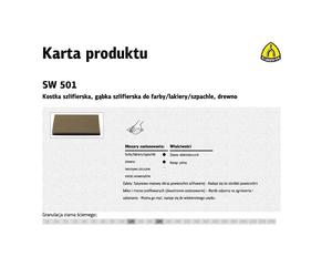 Klingspor sanding sponge 123 x 96 x 12.5mm P120 for mini grinder, 120 pieces, suitable for effective polishing and finishing tasks.