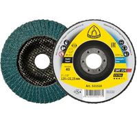 KLINGSPOR SMT 324 321510 - Disco abrasivo (125 x 22,23 mm, 10 unidades, grano 40, curvado)