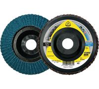 Klingspor SMT 325, disco abrasivo, 125 x 22,23 mm, grano 40, con forma curva