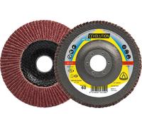Klingspor SMT 974, disco abrasivo cerámico, 125 x 22,23 mm, grano 80, curvado, 10 unidades