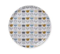 Klippan Yllefabrik Bandeja redonda Tulip Ø38 cm Gris