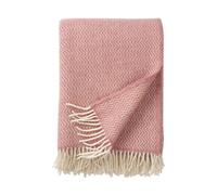 Klippan Yllefabrik Manta de lana Sorbet 130x200 cm Powder pink