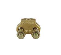KLK - Grapa Para Toma De Tierra Unifilar Fabricada En Cobre. Válida Para Picas De Tierra De Hasta 15 mm De Diámetro. Tornillería De Acero Inoxidable. Modelo KU-1616