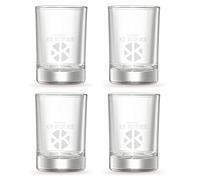 Kloster Kitchen Set de 4 Vasitos de Chupito 3cl - 6cl