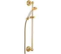 Kludi 1926 conjunto de ducha a pared blanco-oro 2710345