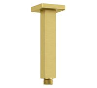 Kludi A-Qa - Brazo de ducha de techo 15 cm, bronce cepillado 66545N0-00