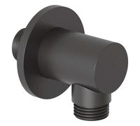 Kludi A-Qa - Codo de pared, negro mate 6554739-00