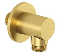 Kludi A-Qa - Codo de pared, oro cepillado 65547N0-00