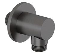 Kludi A-Qa - Codo mural, Gunmetal cepillado 65547N2-00