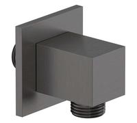Kludi A-Qa - Codo mural, Gunmetal cepillado 65549N2-00