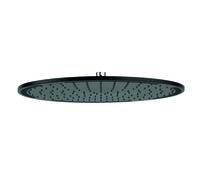 Kludi A-Qa - Rociador de ducha 400, 1 chorro, negro mate/cromo 6434087-00