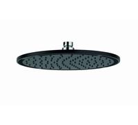 Kludi A-Qa - Rociador de ducha 250, 1 chorro, negro mate/cromo 6432587-00
