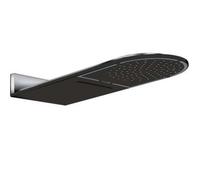 Kludi A-QA ducha con efecto lluvia 60x25 cm cromo-negro 6488087-00