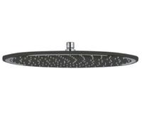 Kludi A-Qa - Rociador de ducha 400, 1 chorro, negro mate/cromo 6434087-00