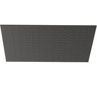 Kludi Asana ducha con efecto lluvia 44x44 cm cuadrada negro 6941039-00