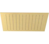 Kludi Asana ducha con efecto lluvia 44x44 cm cuadrada oro 69410N0-00