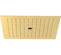 Kludi Asana ducha con efecto lluvia 44x44 cm cuadrada oro 69420N0-00