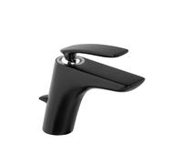 Kludi Balance - Grifo de lavabo con desagüe, negro mate 520238775